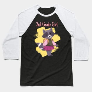 Second Grade Girl Baseball T-Shirt